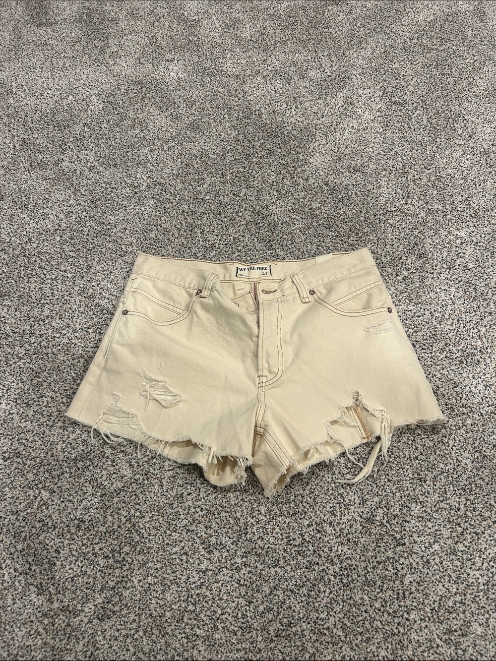 Never worn free people Denim Shorts